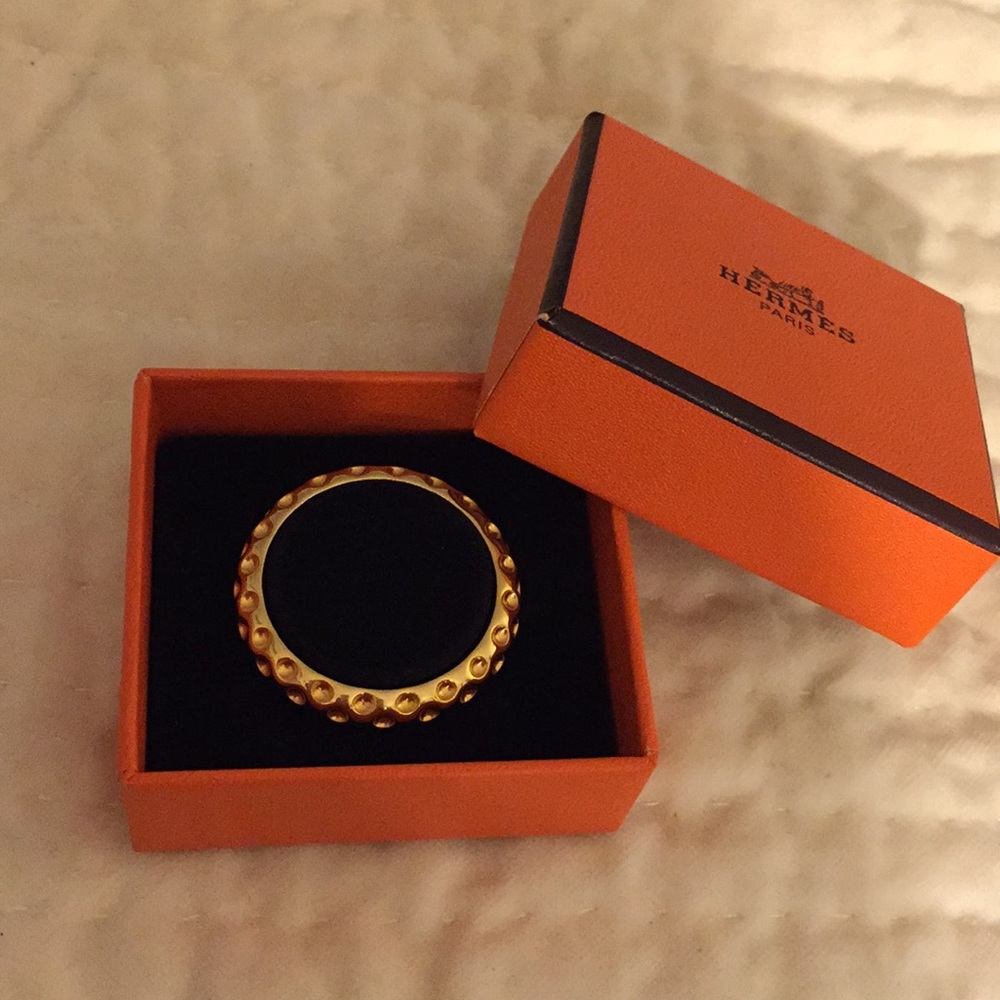 Authentic Hermès Scarf Ring